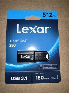 Lexar Jumpdrive S80 512GB USB 3.1 Flash Drive up to 150MB/s - Afbeelding 1 van 1