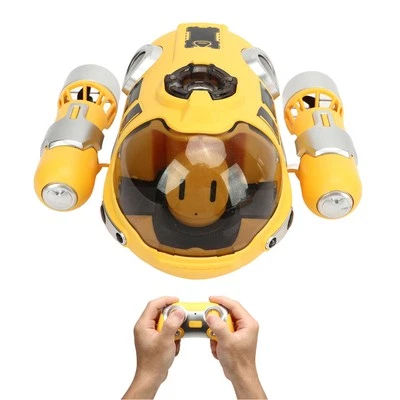 (Gelb) Ferngesteuertes Motorboot Mit 500-mAh-Batterie-U-Boot-Sprühgasboot Fü NTS - Bild 1 von 4