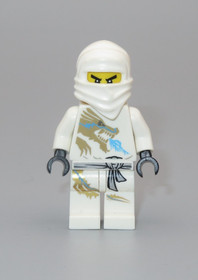 LEGO Zane DX Ninjago minifigure White Ninja 2260 2171 dragon torso