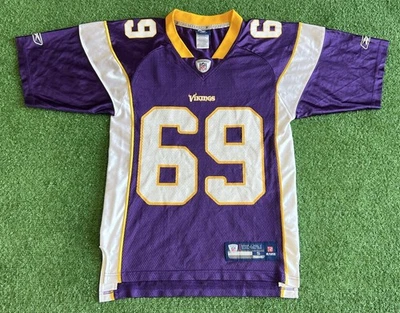 Minnesota Vikings NFL Jersey Jared Allen Reebok Size Small Authentic Purple Rare - Imagem 1 de 4