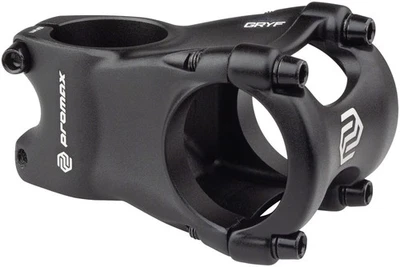 Promax Gryf 35mm MTB Stem - Aluminum, 45mm Length, Black, Threadless, Durable - Image 1 of 2
