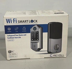 Smart Lock 7-in-1 Keyless Entry Door Lock Fingerprint Door Lock With Touchscren - Picture 1 of 3