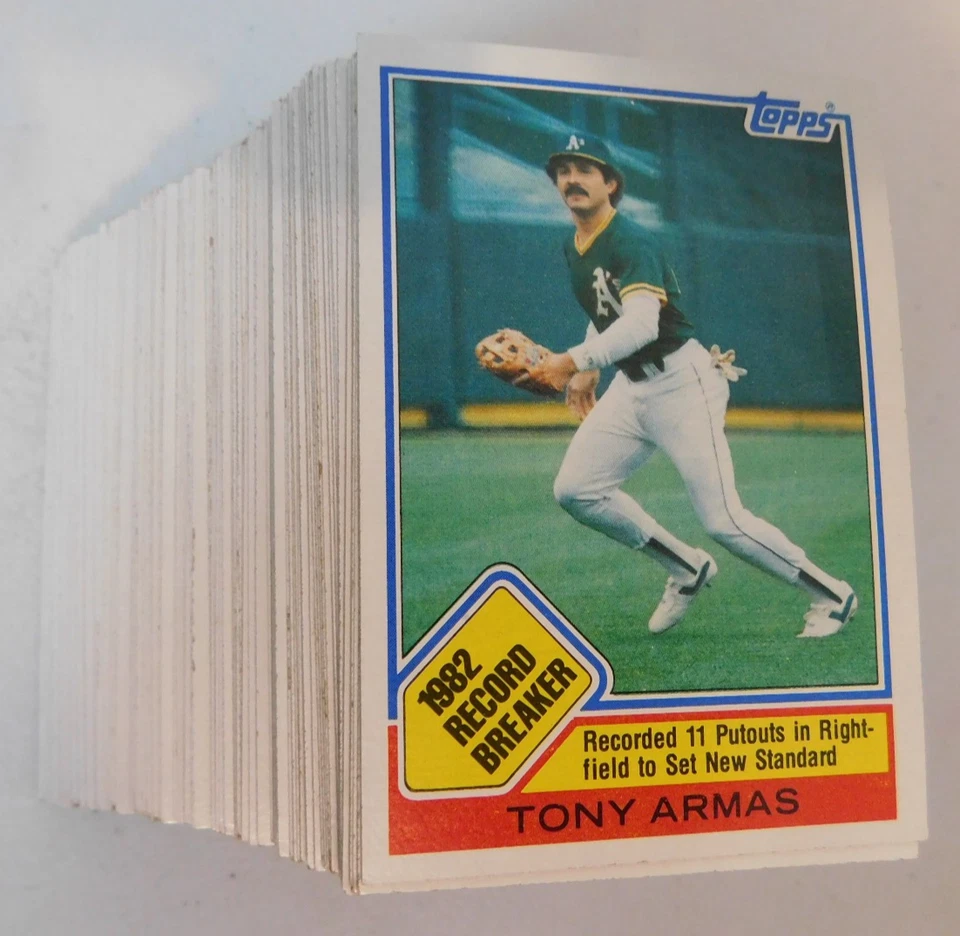 1983 TOPPS BASEBALL YOU PICK CARD COMPLETE YOUR SET #'s 1-200 (item#N10) - Image 1 of 1