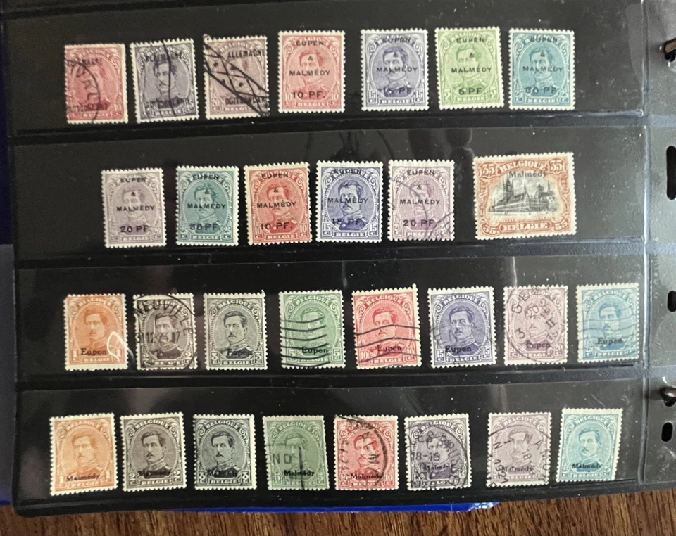 GERMANY - Big Group Of Belgian Occupation Post WW1 - Eupen Malmedy - Image 1 of 1