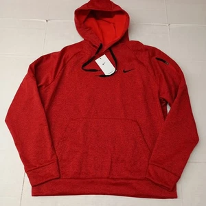 Nike Uomo Therma-Fit Pullover Fitness Felpa con Cappuccio Taglia L Rosso Erica DQ4834-677 - Foto 1 di 10