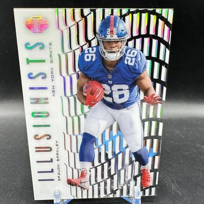 SAQUON BARKLEY Rookie 2018 Panini Illusions Illusionists #ILL-SB Giants Eagles - Image 1 of 2