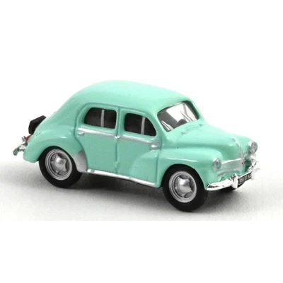 RENAULT 4CV 1955 WATER GREEN 1:87 Norev Auto Stradali Modellino Nuovo - Immagine 1 di 2