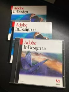 Adobe InDesign 1.0, 1.5 & 2.0 upgrade with serial numbers - Picture 1 of 2