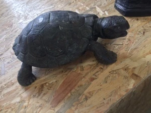 hübsche Bronze Schildkröte ideal für den Außenbereich - Bild 1 von 1