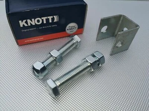 Knott Anhänger Stoßdämpferhalter Rahmen U-Profil mit 2 Schrauben 990001 - 990020 - Bild 1 von 2