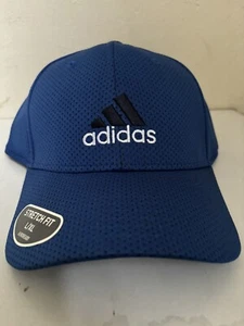 MEN'S ADIDAS CAP ZAGS II A-FLEX L/XL COLLEGIATE ROYAL BLUE - Picture 1 of 4