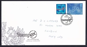 GB 2003 First Day Cover - 50th Anniversary of Stampex - Picture 1 of 1