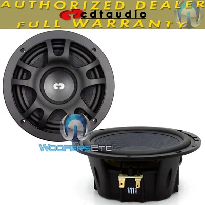 ES-MO6.MIDS CDT AUDIO 6.5" PRO LOUD CLEAN SPEAKERS MIDS MIDBASS MARINE BOAT NEW - Image 1 of 2
