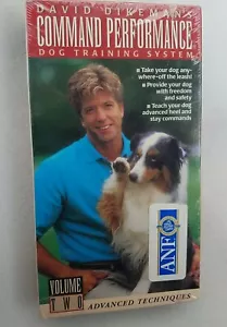 David Dikeman's Command Performance Dog Training System Volume Two, VHS, sealed - Foto 1 di 3