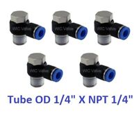 MettleAir Push in to Connect Fitting 1/8 OD M8x1.25 Straight Male Connector MTC1/8-M8 1 