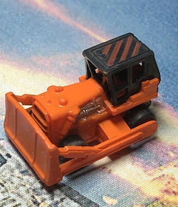 Micro Machines 1987 Galoob Bulldozer Orange Construction Ships Free!! - Picture 1 of 5