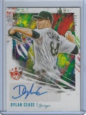 2020 Panini Diamond Kings DK Signatures Dylan Cease Holo Blue Auto /10 #DKS-DC