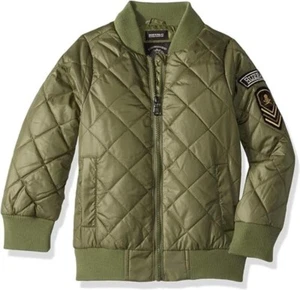 NEW AVIATION STYLE SMALL BOYS LIGHTWEIGHT QUILTED BOMBER JACKET COAT SIZE 4 - 7 - Picture 1 of 1