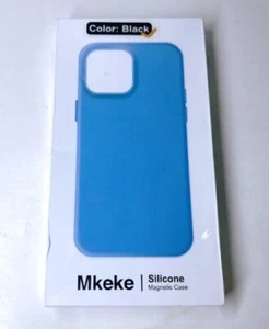 Mkeke Silicone Magnetic Case for Apple iPhone 13/14, 6.1 Black, New Sealed - Picture 1 of 2