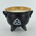 Cauldron SOYA Wax Candle Triquetra Celtic Pagan Symbol Wicca Altar Accessory