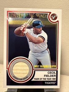 2005 Topps Pristine Legends Valuable Performance #VP-CF Cecil Fielder 