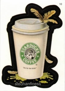 Topps Wacky Packages 2005: pegatina totalmente nueva serie 2 #10 café Starducks - Imagen 1 de 1
