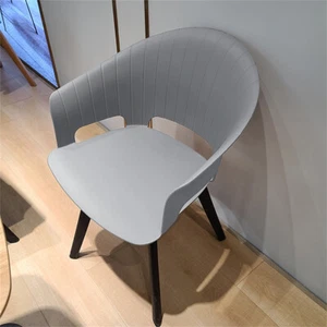 4pcs Dining Chairs Contemporary Lounge Dining Home Office Plastic Reception Seat - Picture 1 of 17