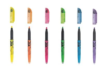 Pilot FriXion Light Textmarker-Set – 6 Farben, Radierbare Tinte, Präzise Spitze - Bild 1 von 3