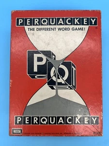 Perquackey Dice Word Game Vintage 1956 Lakeside Toys #8313 Toy Retro Board Games - Picture 1 of 18