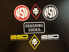 RSD ROLAND SANDS DESIGN RACING Decals Stickers cafe racer baggers 7PC SET