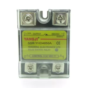 Solid State Relay SSR 50A DC3-32V Control AC24-480V DC Control AC YHD4850A - Picture 1 of 5