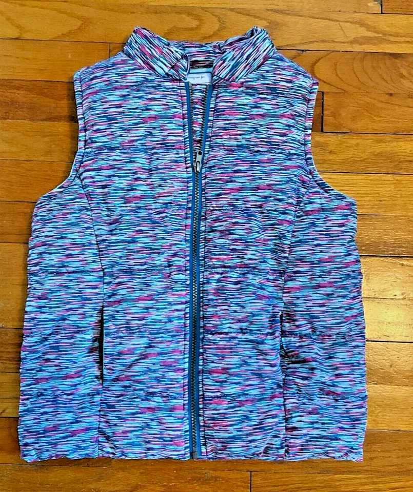 Chaleco sin mangas acolchado multicolor Gymboree niñas talla XL 14 forrado de vellón Foto 1 de 4