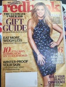 Redbook Magazine December 2015 Khloe Kardashian Cover Build Beauty Confidence - Imagen 1 de 2