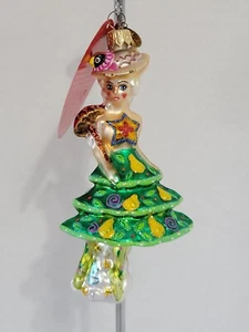 Christopher Radko Glass Ornament - First Day Of Christmas - Picture 1 of 4