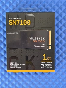 WD_BLACK SN7100 1TB NVMe Sealed  Gen4 PCIe M.2 2280 - NEW! - Picture 1 of 6