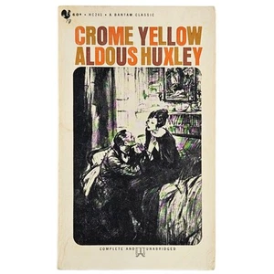 Crome Yellow von Aldous Huxley 1962 Kopie Bantam klassisches Taschenbuch verbotener Autor - Bild 1 von 4