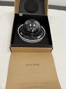 Cisco Meraki MV22-HW Indoor Verifocal IP Security Dome Camera Unclaimed - Picture 1 of 3