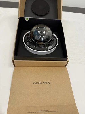 Cisco Meraki MV22-HW Indoor Verifocal IP Security Dome Camera Unclaimed - Image 1 of 3