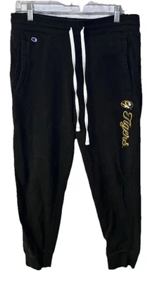 Pantalones deportivos Champion para hombre grandes negros Mizzou Tigers bolsillos informales Foto 1 de 4