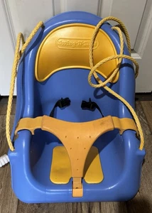 Swing N Slide Infant Swing Yellow Blue For Outdoor Indoor Swingset Playset - Picture 1 of 3