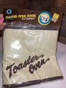 NEW Vintage Vinyl Toaster Cover 4 Slice Quilted Dust Protect NOS - Picture 1 of 3