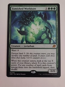 Famished Worldsire (Mythic Rare) #182 Edge of Eternities MTG NM - Picture 1 of 10