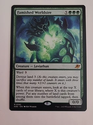 Famished Worldsire (Mythic Rare) #182 Edge of Eternities MTG NM - Image 1 of 4