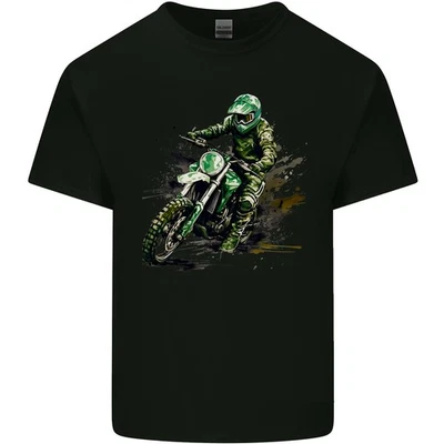 Graffiti Motorcross MotoX Motorbike Biker Kids T-Shirt Childrens - Image 1 of 4