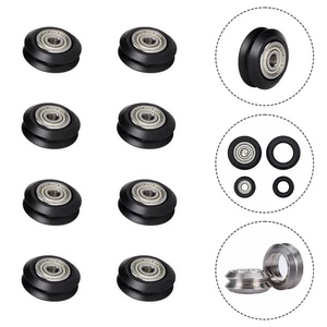 Set of 8 Linear Bearings for 3D Printer Wheel Pulley For Creality For Ender 3 - Zdjęcie 1 z 10