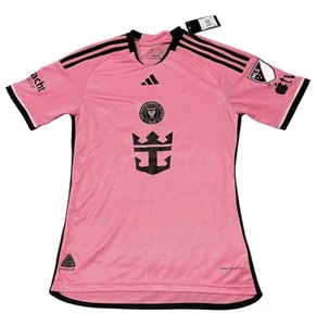 Adidas Inter Miami CF 2024/25 Authentic Soccer Jersey Men’s Medium NWT $120 Pink - Picture 1 of 9