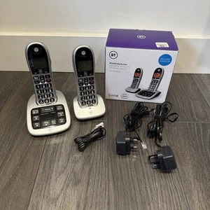 BT 4600 DUŻY PRZYCISK TELEFON TWIN DUO PACK Z AUTOMATYCZNĄ SEKRETARKĄ BLOKOWANIE UCIĄŻLIWOŚCI - Zdjęcie 1 z 10