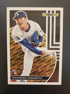 Actualización Topps 2024 #BG-13 Yoshinobu Yamamoto Negro Dorado Novato Dodgers RC Como Nuevo - Imagen 1 de 2