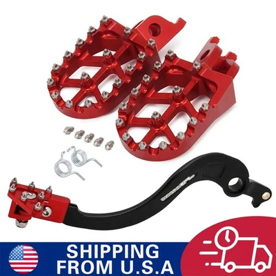Pedal de freno de pie CNC para moto de cross CRF250R CRF450R 2005-2024 CRF450RX Foto 1 de 4