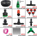 1 SET Automatic Garden Drip Irrigation Hose Kit Adjustable Watering System - NEW